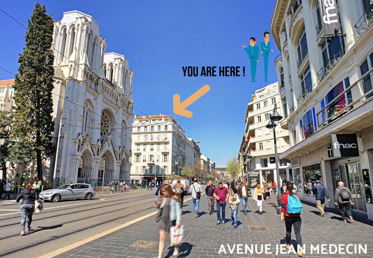 ניס Nestor&Jeeves - Notre Dame - Hyper Center - Top Floor - 180 View מראה חיצוני תמונה